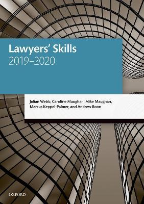 Lawyers' Skills - Julian Webb,Caroline Maughan,Mike Maughan - cover