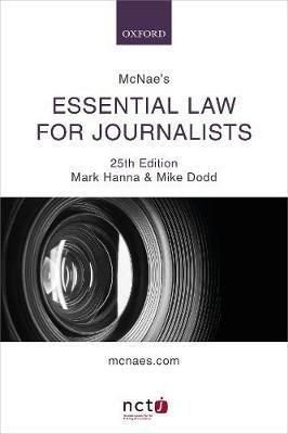 McNae's Essential Law for Journalists - Mark Hanna,Mike Dodd - cover
