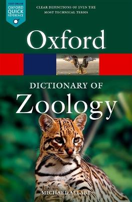 A Dictionary of Zoology - Michael Allaby - cover