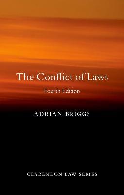 The Conflict of Laws - Adrian Briggs - cover