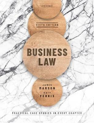Business Law - James Marson,Katy Ferris - cover
