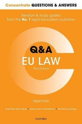 Concentrate Questions and Answers EU Law: Law Q&A Revision and Study Guide - Nigel Foster - cover