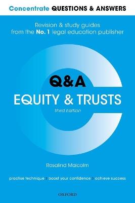 Concentrate Questions and Answers Equity and Trusts: Law Q&A Revision and Study Guide - Rosalind Malcolm - cover