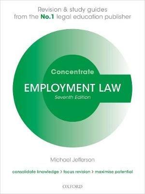 Employment Law Concentrate: Law Revision and Study Guide - Michael Jefferson - cover