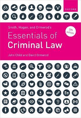 Smith, Hogan and Ormerod's Essentials of Criminal Law - John Child,David Ormerod - cover