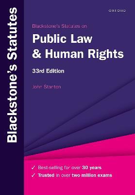 Blackstone's Statutes on Public Law & Human Rights - John Stanton - cover