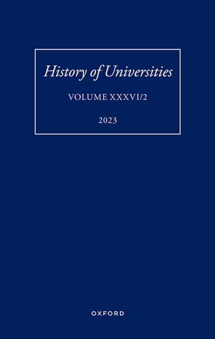 History of Universities: Volume XXXVI / 2