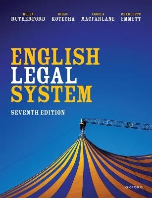 English Legal System 7e - Helen Rutherford,Birju Kotecha,Angela Macfarlane - cover