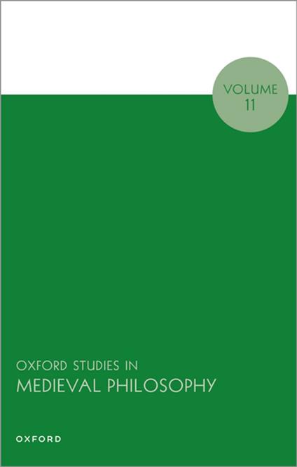 Oxford Studies in Medieval Philosophy