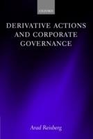 Derivative Actions and Corporate Governance - Arad Reisberg - cover
