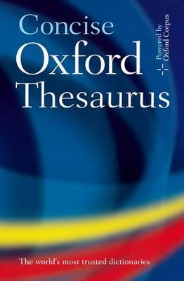 Concise Oxford Thesaurus - Oxford Languages - cover