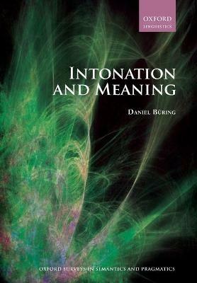 Intonation and Meaning - Daniel Büring - cover