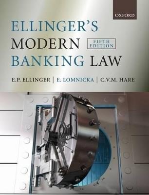 Ellinger's Modern Banking Law - E.P. Ellinger,Eva Lomnicka,C. Hare - cover