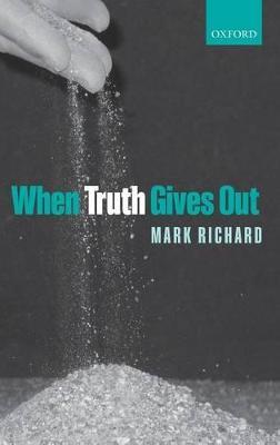 When Truth Gives Out - Mark Richard - cover
