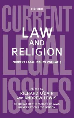 Law and Religion: Current Legal Issues 2001 Volume 4 - cover