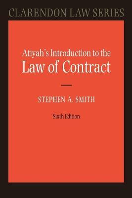 Atiyah's Introduction to the Law of Contract - Stephen A. Smith,P.S. Atiyah - cover