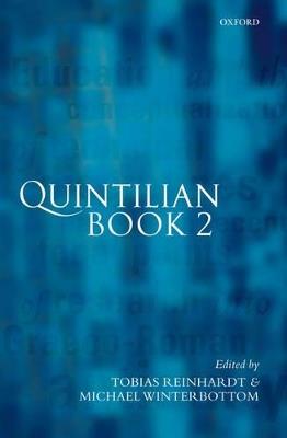Quintilian Institutio Oratoria Book 2 - cover