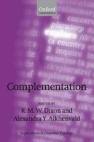 Complementation: A Cross-Linguistic Typology - cover