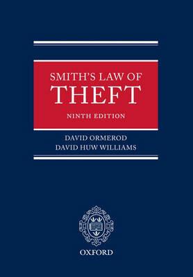 Smith's Law of Theft - David Ormerod,David Williams - cover
