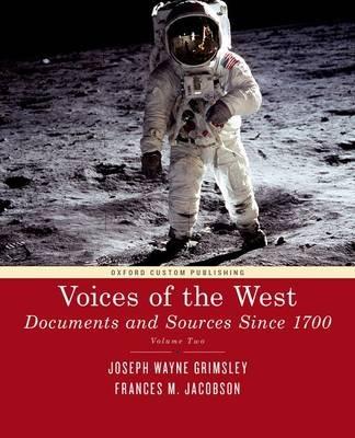 Voices of the West Volume Two: Since 1350 - Jacobson - cover