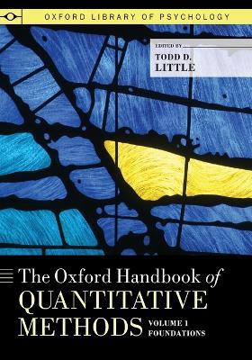 The Oxford Handbook of Quantitative Methods, Volume 1 - cover
