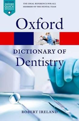 A Dictionary of Dentistry - cover