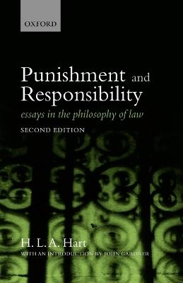 Punishment and Responsibility: Essays in the Philosophy of Law - H.L.A. Hart - cover