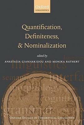 Quantification, Definiteness, and Nominalization - cover