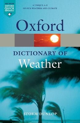 A Dictionary of Weather - Storm Dunlop - cover