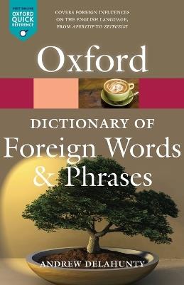 Oxford Dictionary of Foreign Words and Phrases - cover
