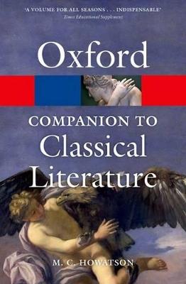 The Oxford Companion to Classical Literature - cover