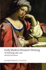 Early Modern Women's Writing: An Anthology 1560-1700