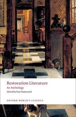 Restoration Literature: An Anthology - cover