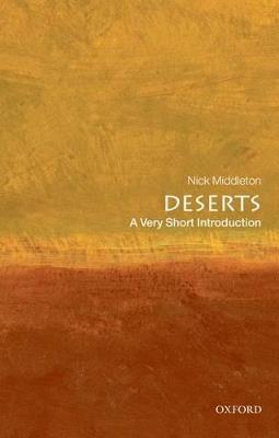Deserts: A Very Short Introduction - Nick Middleton - cover