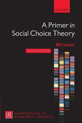 A Primer in Social Choice Theory - Gaertner - cover