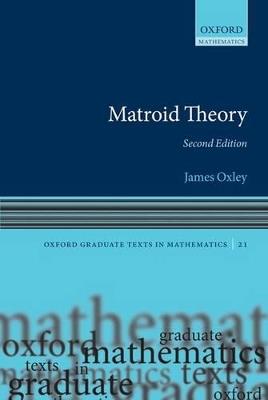 Matroid Theory - James Oxley - cover