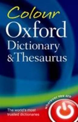 Colour Oxford Dictionary & Thesaurus - Oxford Languages - cover