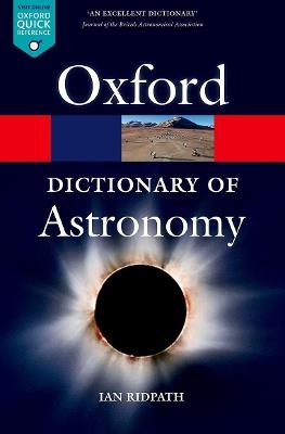 A Dictionary of Astronomy - Ian Ridpath - cover