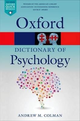 A Dictionary of Psychology - Andrew M. Colman - cover