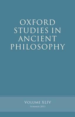 Oxford Studies in Ancient Philosophy, Volume 44 - cover