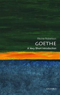Goethe: A Very Short Introduction - Ritchie Robertson - cover
