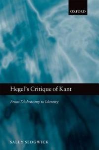 Hegel's Critique of Kant - Sally Sedgwick - cover