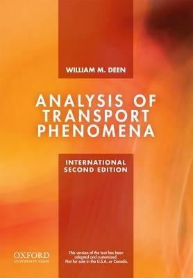 Analysis of Transport Phenomena - William M. Deen - cover