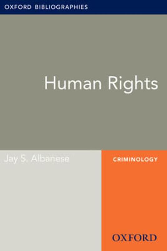 Human Rights: Oxford Bibliographies Online Research Guide