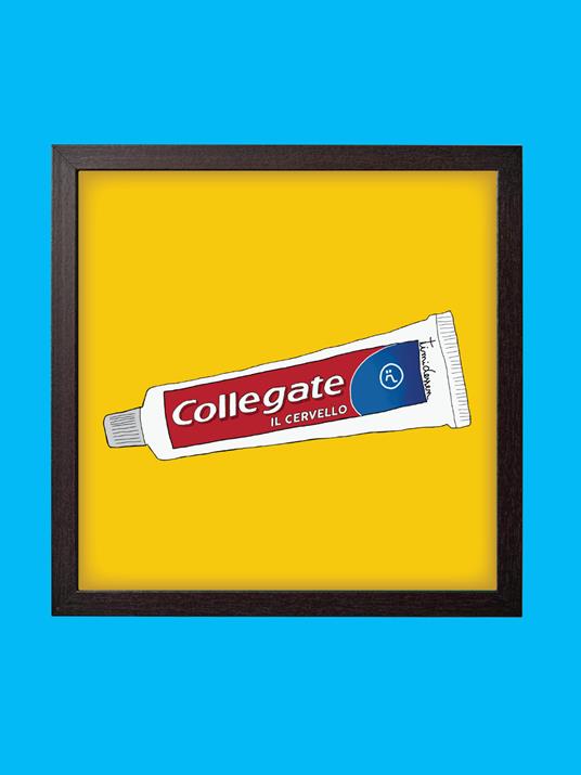 Stampa Collega Il Cervello, 20 x 20 cm