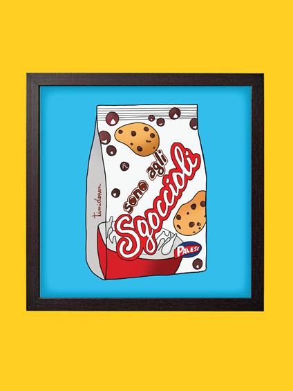 Stampa Sgoccioli, 20 x 20 cm