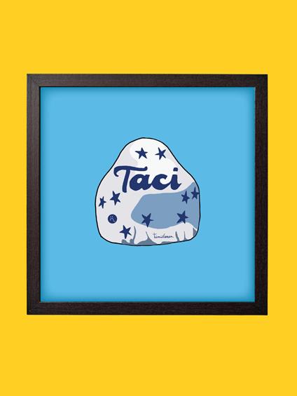 Stampa Taci, 20 x 20 cm