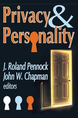 Privacy and Personality - Russell L. Ciochon,John W. Chapman - cover