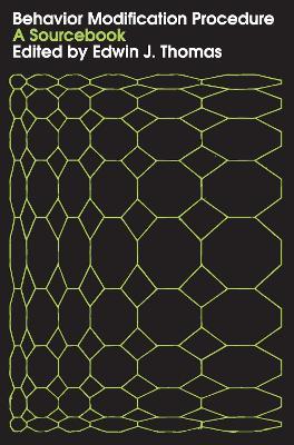 Behavior Modification Procedure: A Sourcebook - cover