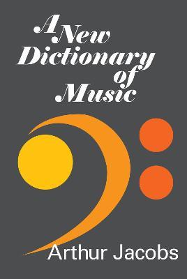 A New Dictionary of Music - cover